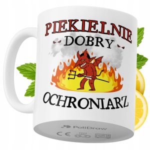 Kubek Dla Ochroniarza na Prezent z Nadrukiem ze Zdjęciem 330 ml PoliDraw 972630