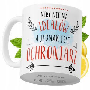 Kubek Dla Ochroniarza na Prezent z Nadrukiem ze Zdjęciem 330 ml PoliDraw 972673 Kubek Dla Ochroniarza na Prezent z Nadrukiem ze Zdjęciem 330 ml PoliDraw 972673