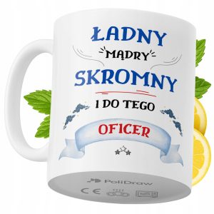 Kubek Dla Oficera na Prezent z Nadrukiem ze Zdjęciem 330 ml PoliDraw 973950 Kubek Dla Oficera na Prezent z Nadrukiem ze Zdjęciem 330 ml PoliDraw 973950
