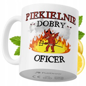 Kubek Dla Oficera na Prezent z Nadrukiem ze Zdjęciem 330 ml PoliDraw 972804 Kubek Dla Oficera na Prezent z Nadrukiem ze Zdjęciem 330 ml PoliDraw 972804