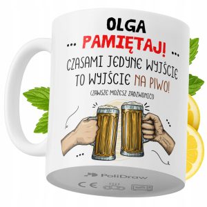 Kubek Dla Olgi na Prezent z Nadrukiem ze Zdjęciem 330 ml PoliDraw 967429 Kubek Dla Olgi na Prezent z Nadrukiem ze Zdjęciem 330 ml PoliDraw 967429