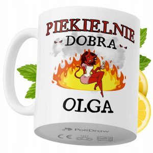 Kubek Dla Olgi na Prezent z Nadrukiem ze Zdjęciem 330 ml PoliDraw 968290 Kubek Dla Olgi na Prezent z Nadrukiem ze Zdjęciem 330 ml PoliDraw 968290