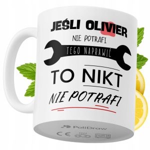 Kubek Dla Oliviera na Prezent z Nadrukiem ze Zdjęciem 330 ml PoliDraw 972685 Kubek Dla Oliviera na Prezent z Nadrukiem ze Zdjęciem 330 ml PoliDraw 972685