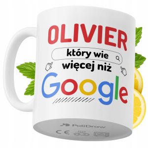 Kubek Dla Oliviera na Prezent z Nadrukiem ze Zdjęciem 330 ml PoliDraw 973407 Kubek Dla Oliviera na Prezent z Nadrukiem ze Zdjęciem 330 ml PoliDraw 973407