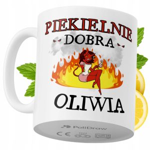Kubek Dla Oliwii na Prezent z Nadrukiem ze Zdjęciem 330 ml PoliDraw 969362 Kubek Dla Oliwii na Prezent z Nadrukiem ze Zdjęciem 330 ml PoliDraw 969362