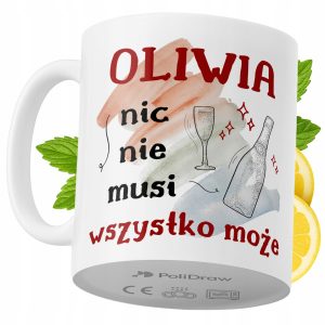 Kubek Dla Oliwii na Prezent z Nadrukiem ze Zdjęciem 330 ml PoliDraw 972581 Kubek Dla Oliwii na Prezent z Nadrukiem ze Zdjęciem 330 ml PoliDraw 972581