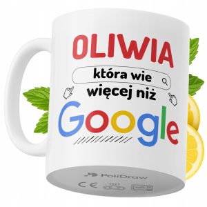 Kubek Dla Oliwii na Prezent z Nadrukiem ze Zdjęciem 330 ml PoliDraw 973899 Kubek Dla Oliwii na Prezent z Nadrukiem ze Zdjęciem 330 ml PoliDraw 973899