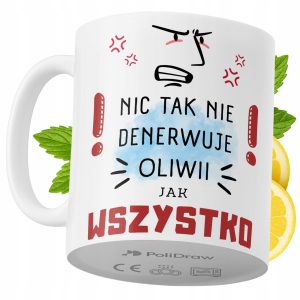 Kubek Dla Oliwii na Prezent z Nadrukiem ze Zdjęciem 330 ml PoliDraw 968139 Kubek Dla Oliwii na Prezent z Nadrukiem ze Zdjęciem 330 ml PoliDraw 968139