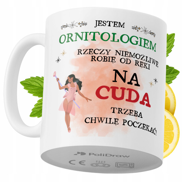 Kubek Dla Ornitologa na Prezent z Nadrukiem ze Zdjęciem 330 ml PoliDraw 968552