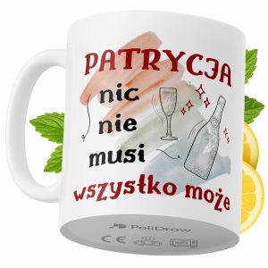 Kubek Dla Patrycji na Prezent z Nadrukiem ze Zdjęciem 330 ml PoliDraw 967567 Kubek Dla Patrycji na Prezent z Nadrukiem ze Zdjęciem 330 ml PoliDraw 967567