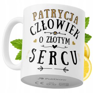 Kubek Dla Patrycji na Prezent z Nadrukiem ze Zdjęciem 330 ml PoliDraw 967819 Kubek Dla Patrycji na Prezent z Nadrukiem ze Zdjęciem 330 ml PoliDraw 967819