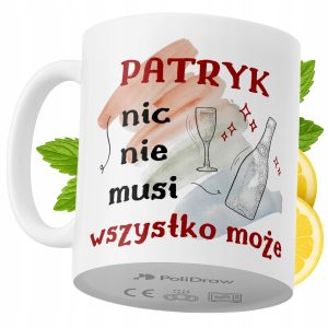 Kubek Dla Patryka na Prezent z Nadrukiem ze Zdjęciem 330 ml PoliDraw 968855 Kubek Dla Patryka na Prezent z Nadrukiem ze Zdjęciem 330 ml PoliDraw 968855