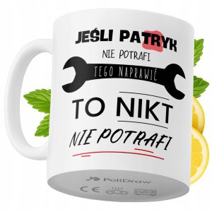 Kubek Dla Patryka na Prezent z Nadrukiem ze Zdjęciem 330 ml PoliDraw 969384 Kubek Dla Patryka na Prezent z Nadrukiem ze Zdjęciem 330 ml PoliDraw 969384