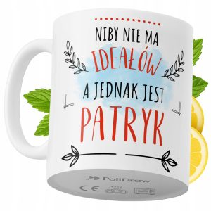 Kubek Dla Patryka na Prezent z Nadrukiem ze Zdjęciem 330 ml PoliDraw 967674 Kubek Dla Patryka na Prezent z Nadrukiem ze Zdjęciem 330 ml PoliDraw 967674