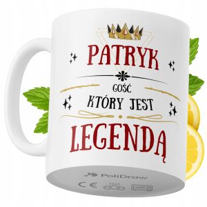 Kubek Dla Patryka na Prezent z Nadrukiem ze Zdjęciem 330 ml PoliDraw 967811 Kubek Dla Patryka na Prezent z Nadrukiem ze Zdjęciem 330 ml PoliDraw 967811