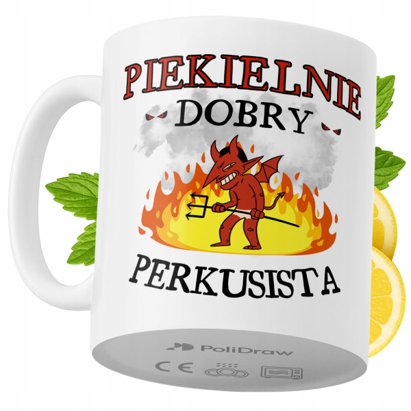 Kubek Dla Perkusisty na Prezent z Nadrukiem ze Zdjęciem 330 ml PoliDraw 968649