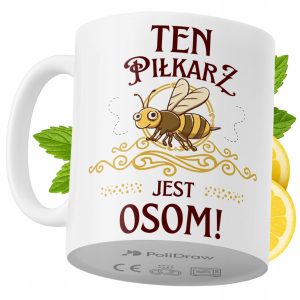 Kubek Dla Piłkarza na Prezent z Nadrukiem ze Zdjęciem 330 ml PoliDraw 968385