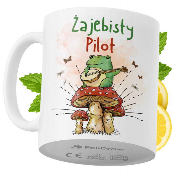 Kubek Dla Pilota na Prezent z Nadrukiem ze Zdjęciem 330 ml PoliDraw 967735