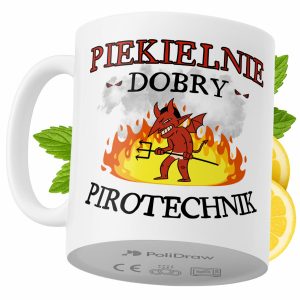 Kubek Dla Pirotechnika na Prezent z Nadrukiem ze Zdjęciem 330 ml PoliDraw 967483
