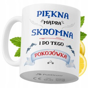 Kubek Dla Pokojówki na Prezent z Nadrukiem ze Zdjęciem 330 ml PoliDraw 967434 Kubek Dla Pokojówki na Prezent z Nadrukiem ze Zdjęciem 330 ml PoliDraw 967434