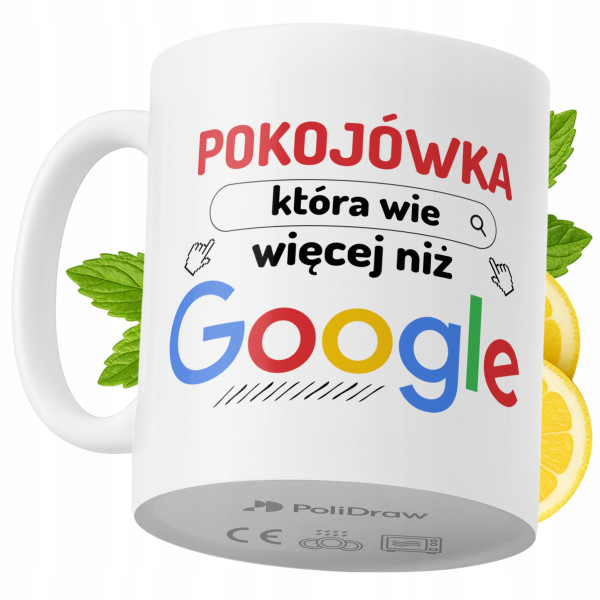Kubek Dla Pokojówki na Prezent z Nadrukiem ze Zdjęciem 330 ml PoliDraw 967808