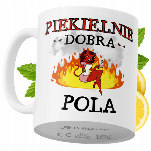 Kubek Dla Poli na Prezent z Nadrukiem ze Zdjęciem 330 ml PoliDraw 968430