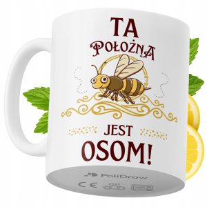 Kubek Dla Położnej na Prezent z Nadrukiem ze Zdjęciem 330 ml PoliDraw 968166 Kubek Dla Położnej na Prezent z Nadrukiem ze Zdjęciem 330 ml PoliDraw 968166