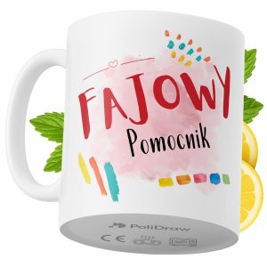 Kubek Dla Pomocnika na Prezent z Nadrukiem ze Zdjęciem 330 ml PoliDraw 969170 Kubek Dla Pomocnika na Prezent z Nadrukiem ze Zdjęciem 330 ml PoliDraw 969170