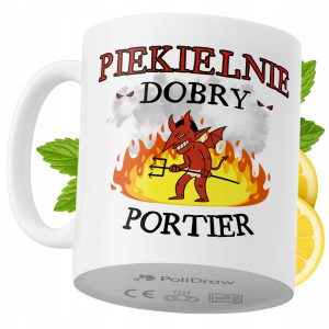 Kubek Dla Portiera na Prezent z Nadrukiem ze Zdjęciem 330 ml PoliDraw 969031 Kubek Dla Portiera na Prezent z Nadrukiem ze Zdjęciem 330 ml PoliDraw 969031
