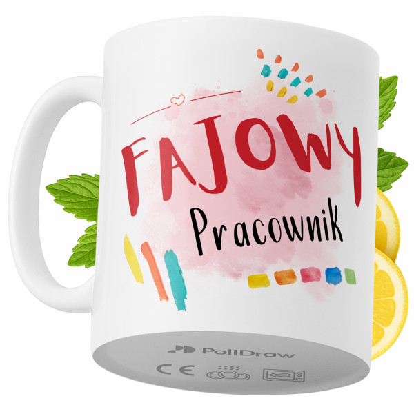 Kubek Dla Pracownika na Prezent z Nadrukiem ze Zdjęciem 330 ml PoliDraw 969244