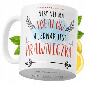 Kubek Dla Prawniczki na Prezent z Nadrukiem ze Zdjęciem 330 ml PoliDraw 969314 Kubek Dla Prawniczki na Prezent z Nadrukiem ze Zdjęciem 330 ml PoliDraw 969314