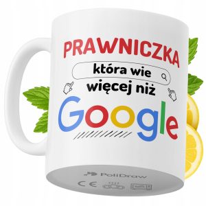 Kubek Dla Prawniczki na Prezent z Nadrukiem ze Zdjęciem 330 ml PoliDraw 968479 Kubek Dla Prawniczki na Prezent z Nadrukiem ze Zdjęciem 330 ml PoliDraw 968479