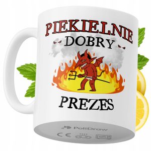 Kubek Dla Prezesa na Prezent z Nadrukiem ze Zdjęciem 330 ml PoliDraw 969146 Kubek Dla Prezesa na Prezent z Nadrukiem ze Zdjęciem 330 ml PoliDraw 969146