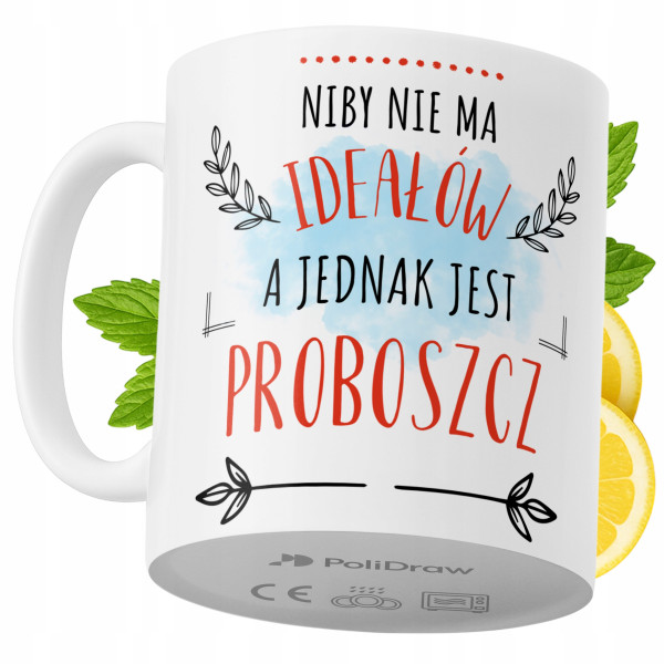 Kubek Dla Proboszcza na Prezent z Nadrukiem ze Zdjęciem 330 ml PoliDraw 967859