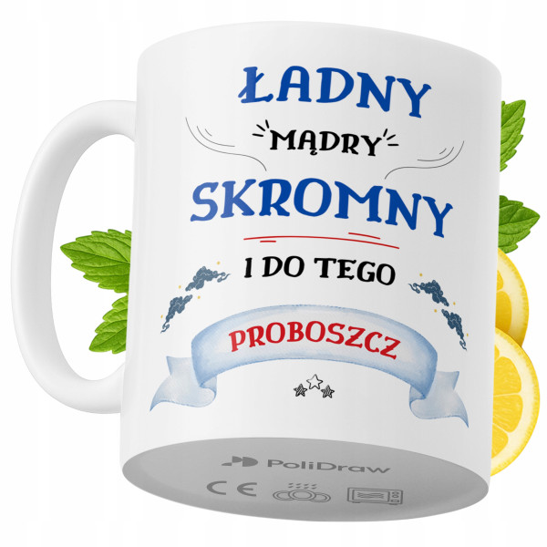 Kubek Dla Proboszcza na Prezent z Nadrukiem ze Zdjęciem 330 ml PoliDraw 968158