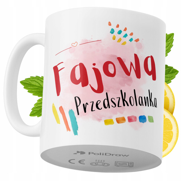 Kubek Dla Przedszkolanki na Prezent z Nadrukiem ze Zdjęciem 330 ml PoliDraw 967427