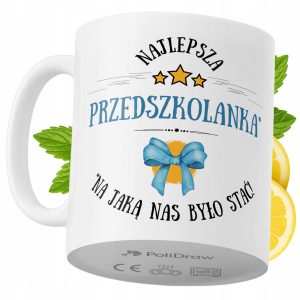 Kubek Dla Przedszkolanki na Prezent z Nadrukiem ze Zdjęciem 330 ml PoliDraw 969453 Kubek Dla Przedszkolanki na Prezent z Nadrukiem ze Zdjęciem 330 ml PoliDraw 969453