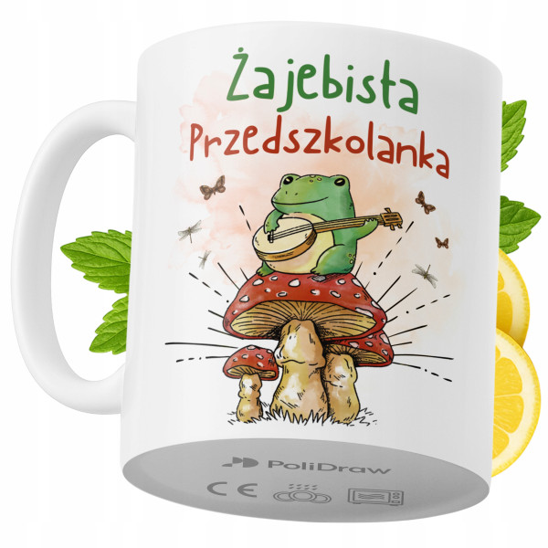 Kubek Dla Przedszkolanki na Prezent z Nadrukiem ze Zdjęciem 330 ml PoliDraw 967685