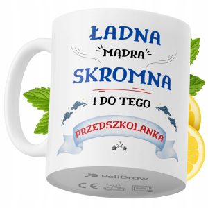 Kubek Dla Przedszkolanki na Prezent z Nadrukiem ze Zdjęciem 330 ml PoliDraw 968045 Kubek Dla Przedszkolanki na Prezent z Nadrukiem ze Zdjęciem 330 ml PoliDraw 968045