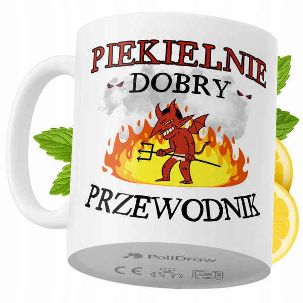 Kubek Dla Przewodnika na Prezent z Nadrukiem ze Zdjęciem 330 ml PoliDraw 967755