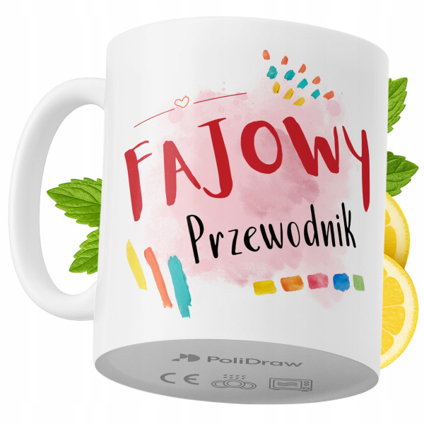 Kubek Dla Przewodnika na Prezent z Nadrukiem ze Zdjęciem 330 ml PoliDraw 968363