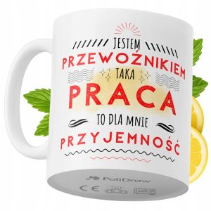 Kubek Dla Przewoźnika na Prezent z Nadrukiem ze Zdjęciem 330 ml PoliDraw 968793 Kubek Dla Przewoźnika na Prezent z Nadrukiem ze Zdjęciem 330 ml PoliDraw 968793