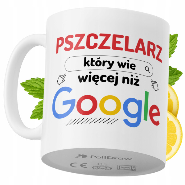 Kubek Dla Pszczelarza na Prezent z Nadrukiem ze Zdjęciem 330 ml PoliDraw 968084