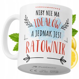 Kubek Dla Ratownika na Prezent z Nadrukiem ze Zdjęciem 330 ml PoliDraw 968824 Kubek Dla Ratownika na Prezent z Nadrukiem ze Zdjęciem 330 ml PoliDraw 968824