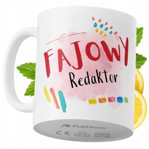 Kubek Dla Redaktora na Prezent z Nadrukiem ze Zdjęciem 330 ml PoliDraw 968502 Kubek Dla Redaktora na Prezent z Nadrukiem ze Zdjęciem 330 ml PoliDraw 968502