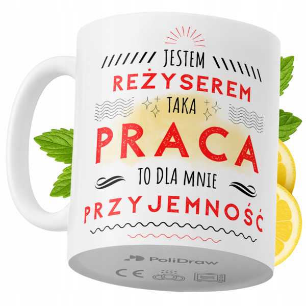Kubek Dla Reżysera na Prezent z Nadrukiem ze Zdjęciem 330 ml PoliDraw 969168