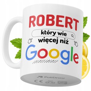 Kubek Dla Roberta na Prezent z Nadrukiem ze Zdjęciem 330 ml PoliDraw 967924 Kubek Dla Roberta na Prezent z Nadrukiem ze Zdjęciem 330 ml PoliDraw 967924