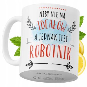 Kubek Dla Robotnika na Prezent z Nadrukiem ze Zdjęciem 330 ml PoliDraw 969270