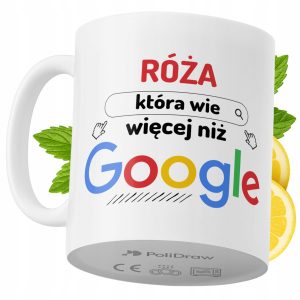 Kubek Dla Róży na Prezent z Nadrukiem ze Zdjęciem 330 ml PoliDraw 968318