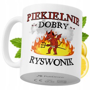Kubek Dla Rysownika na Prezent z Nadrukiem ze Zdjęciem 330 ml PoliDraw 967405